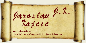 Jaroslav Kojčić vizit kartica